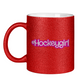 Glitzertasse HOCKEYGIRL SCHRIFT