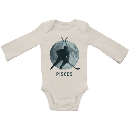 Babybody Langarm STERNZEICHEN PISCES / FISCH
