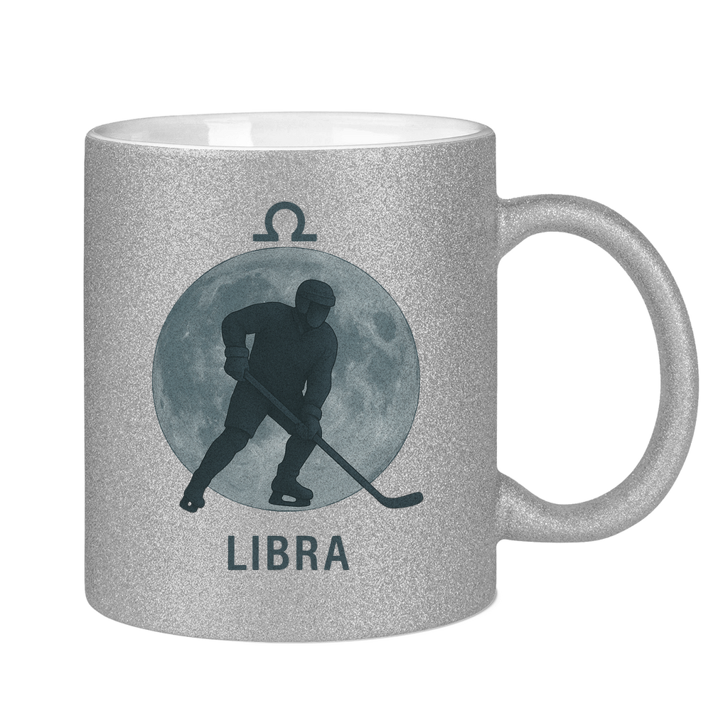 Glitzertasse STERNZEICHEN LIBRA / WAAGE