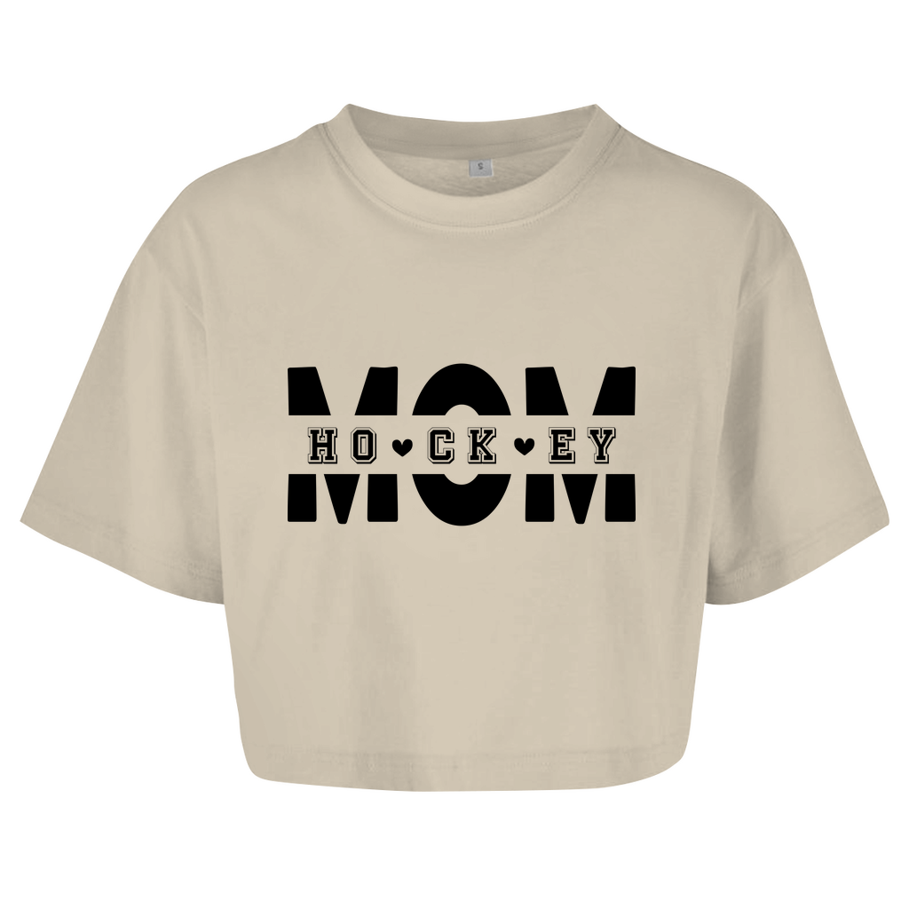 Ladies Crop Top HOCKEYMOM