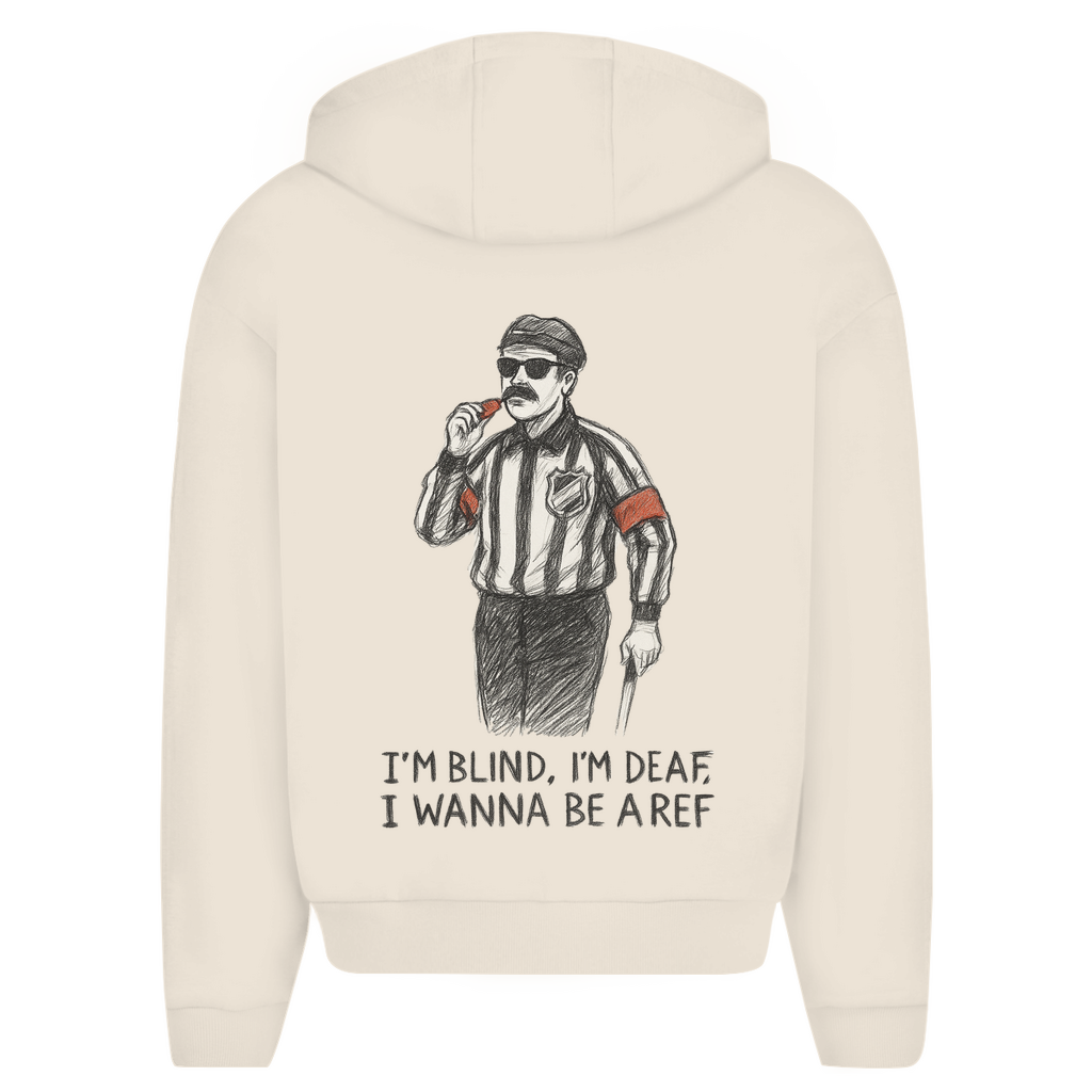 Oversize Zipper WANNA BE A REF (front&back)