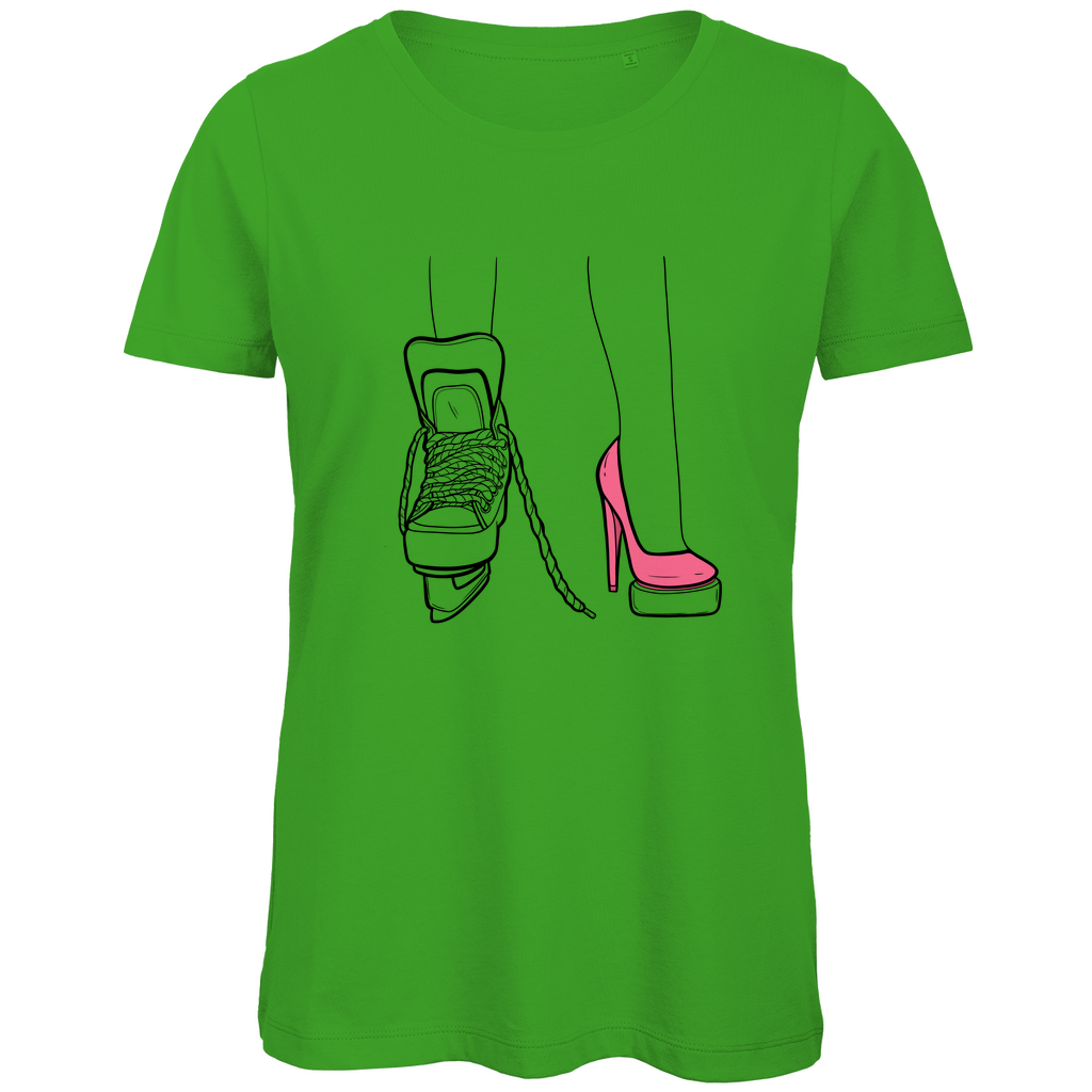 Ladies T-Shirt SKATES & HEELS