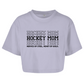 Ladies Crop Top HOCKEYMOM NERVES & HEART