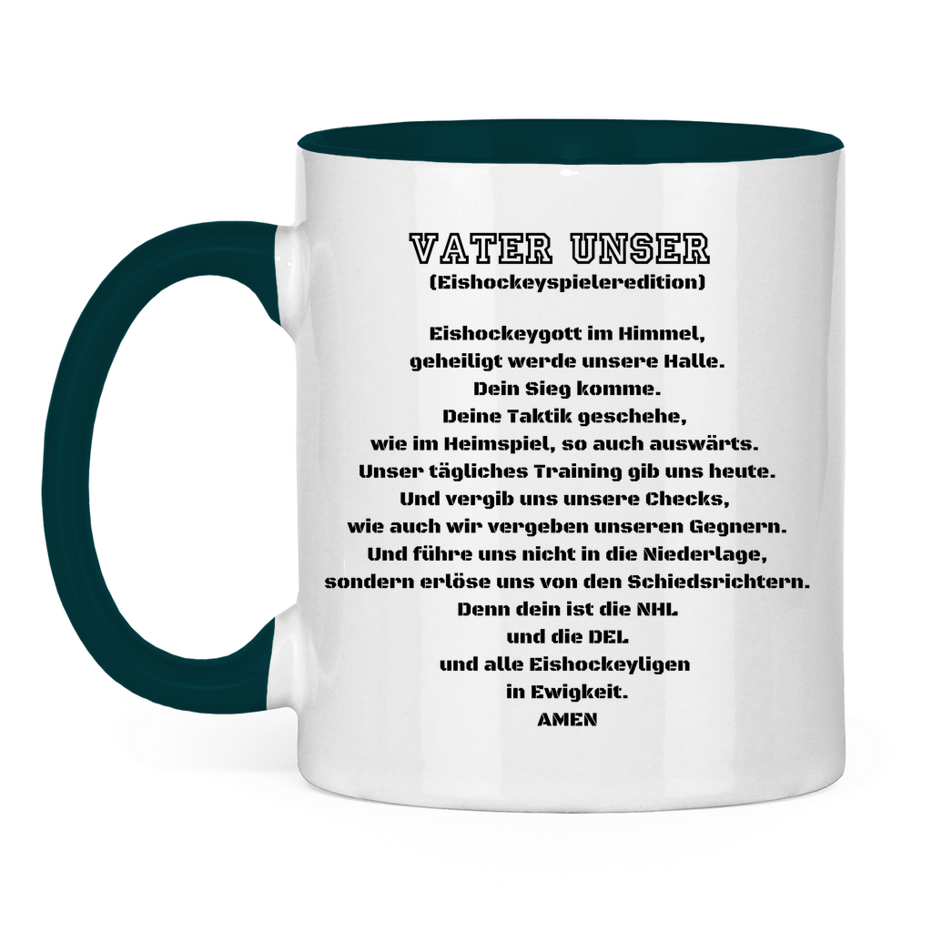 Tasse zweifarbig VATER UNSER SPIELER