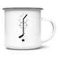 Emaille Tasse HOCKEYSTICK MODERN