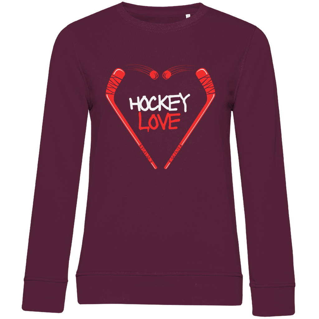 Ladies Sweatshirt HOCKEYLOVE STICKHEART