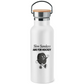 Edelstahl-Trinkflasche mit Bambusdeckel SLOW SUNDAYS