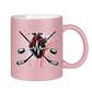 Glitzertasse HOCKEY HEARTBEAT