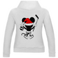 Ladies Hoodie HOCKEY-SANTA-MOUSE (back)