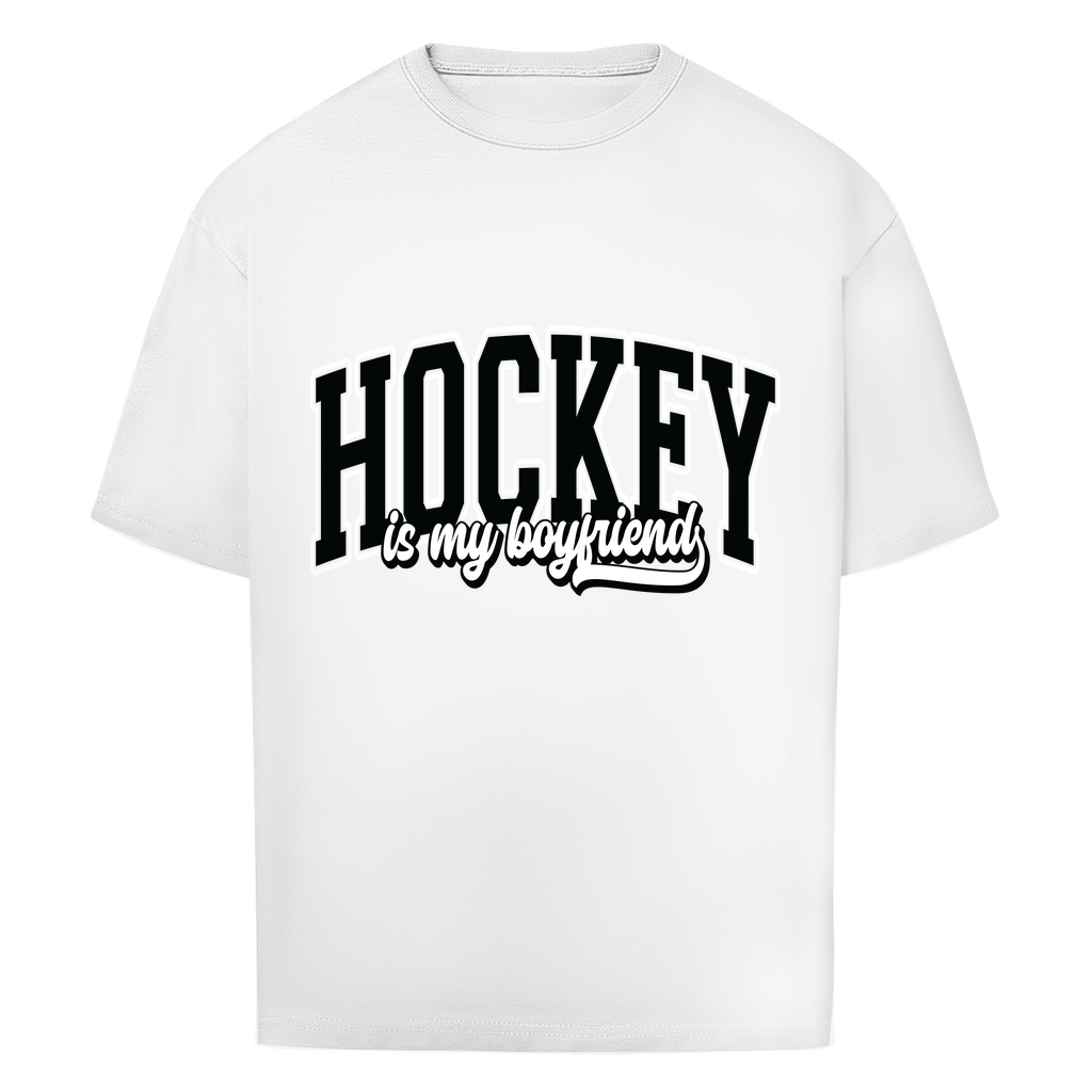 Oversize T-Shirt HOCKEY IS MY BOYFRIEND