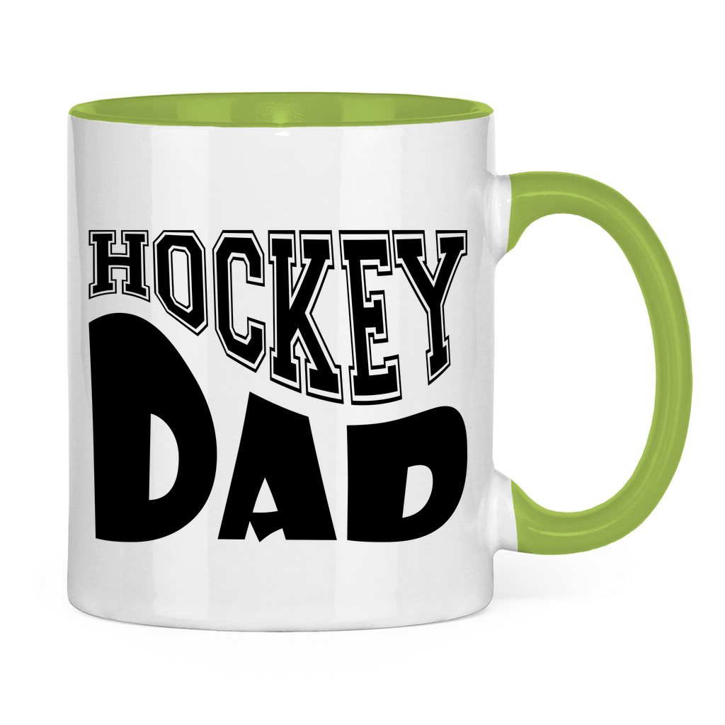 Tasse zweifarbig HOCKEYDAD WAVE