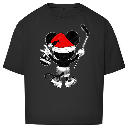 Oversize T-Shirt HOCKEY-SANTA-MOUSE