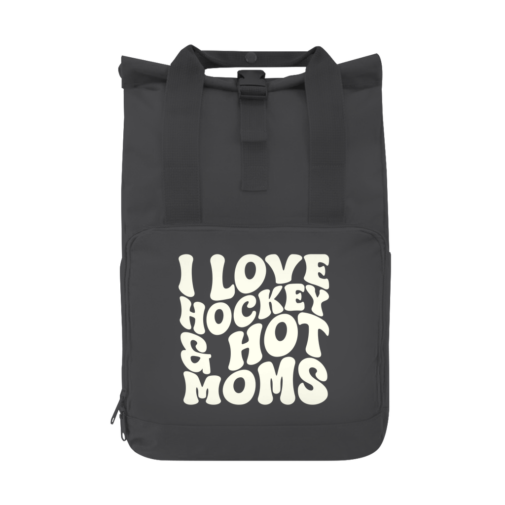 Rucksack I LOVE HOCKEY & HOT MOMS