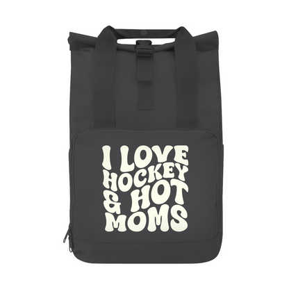 Rucksack I LOVE HOCKEY & HOT MOMS