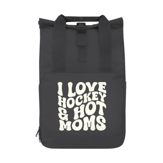 Rucksack I LOVE HOCKEY & HOT MOMS