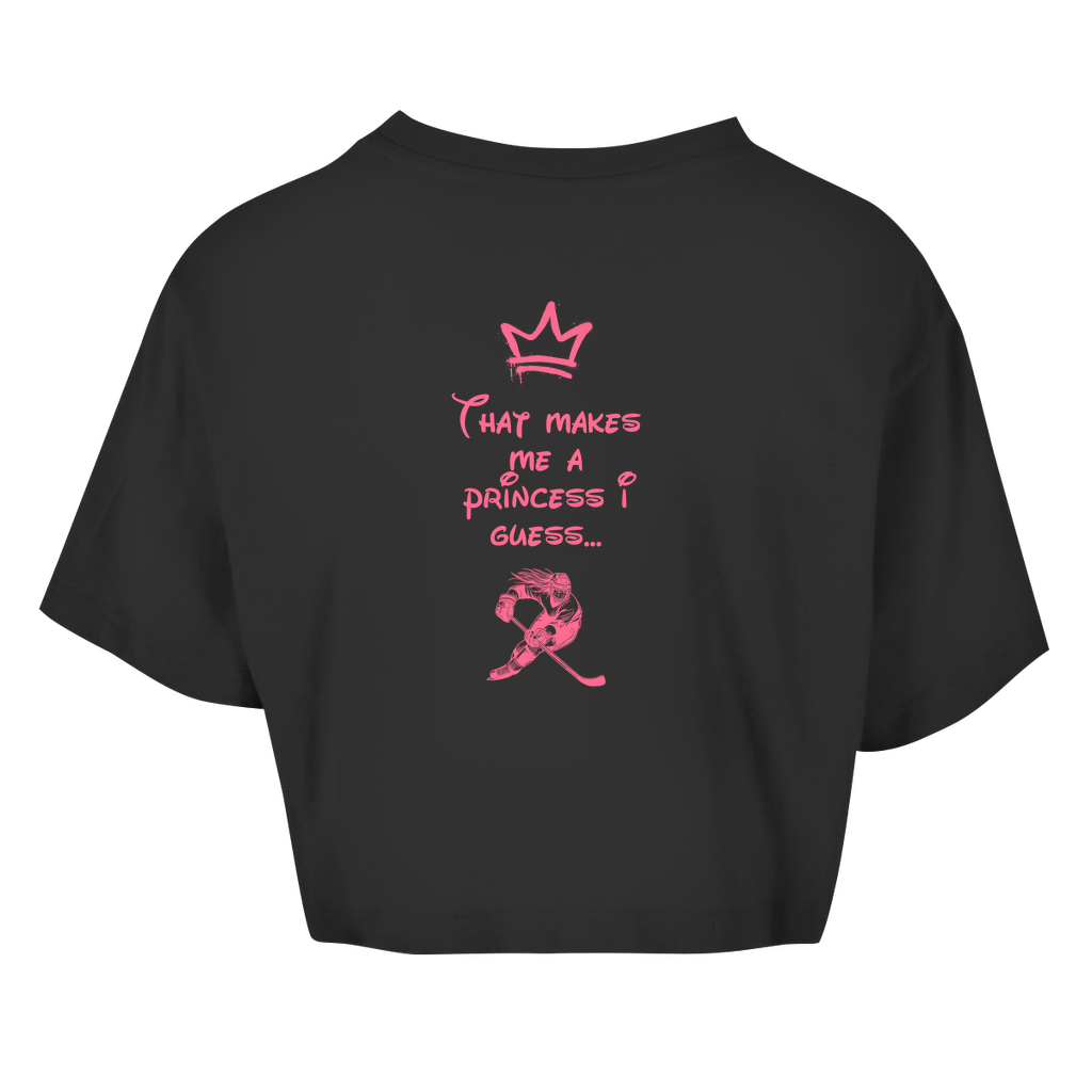 Ladies Crop Top PRINCESS (front&back)