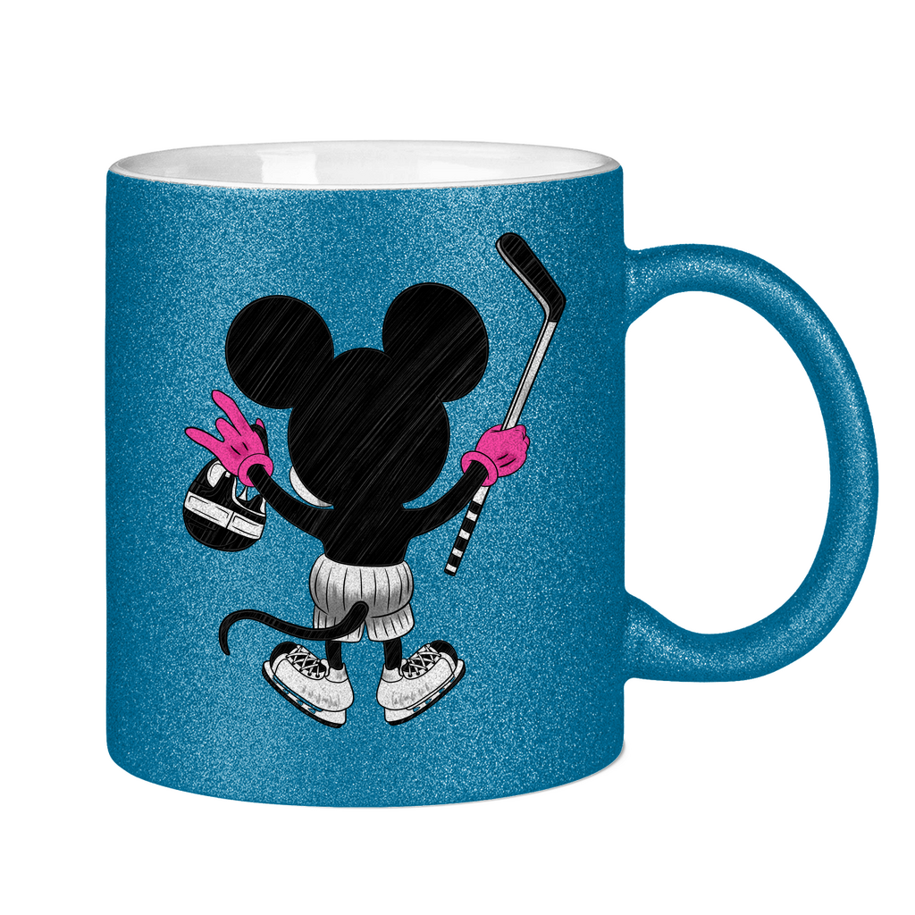 Glitzertasse HOCKEYMOUSE PINK