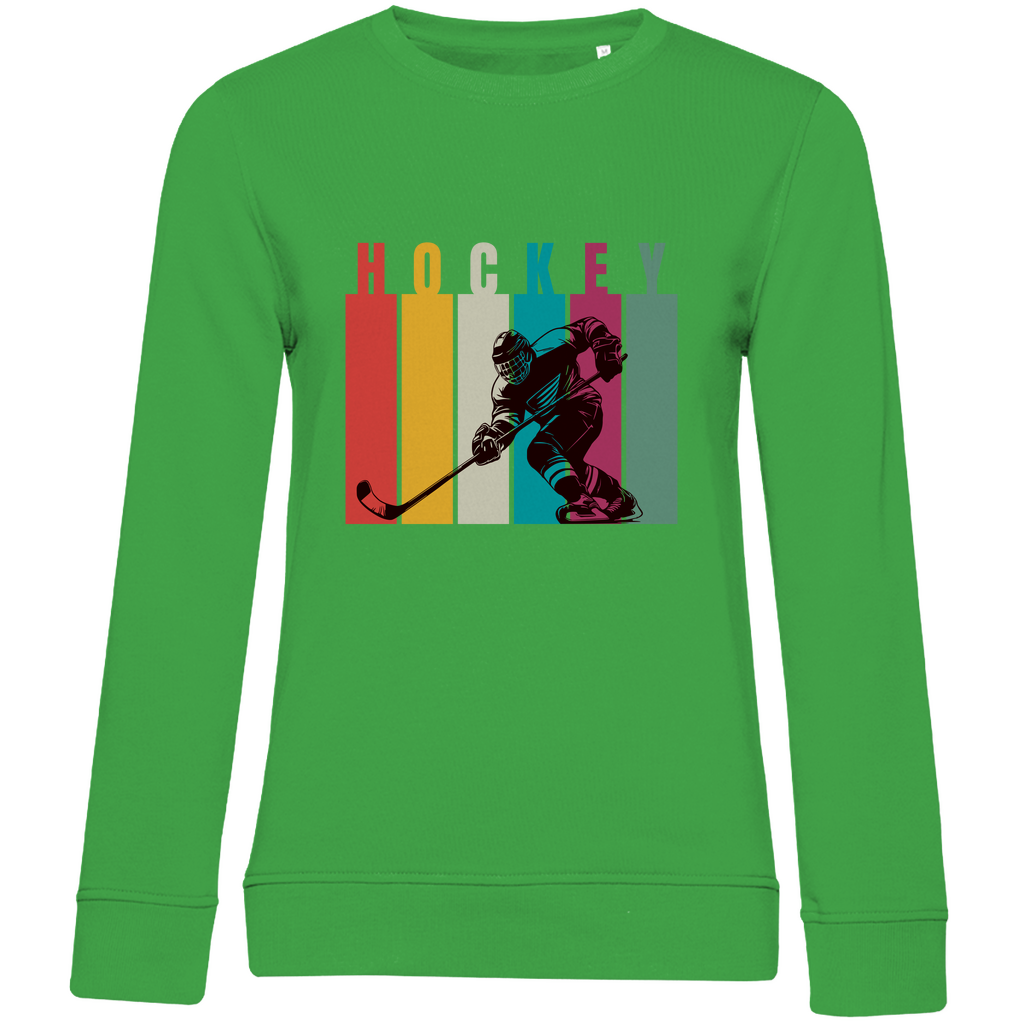 Ladies Sweatshirt COLOURFUL HOCKEYPLAYER