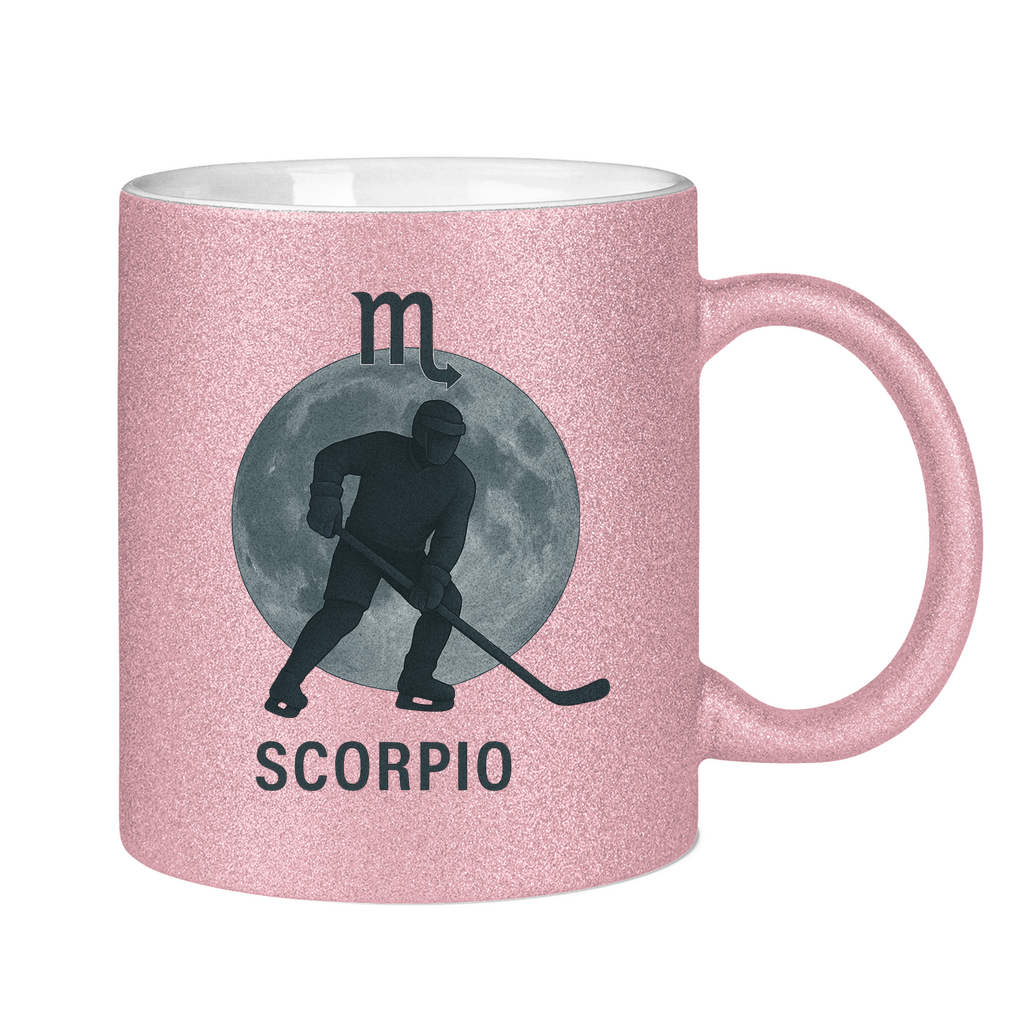 Glitzertasse STERNZEICHEN SCORPIO / SKORPION