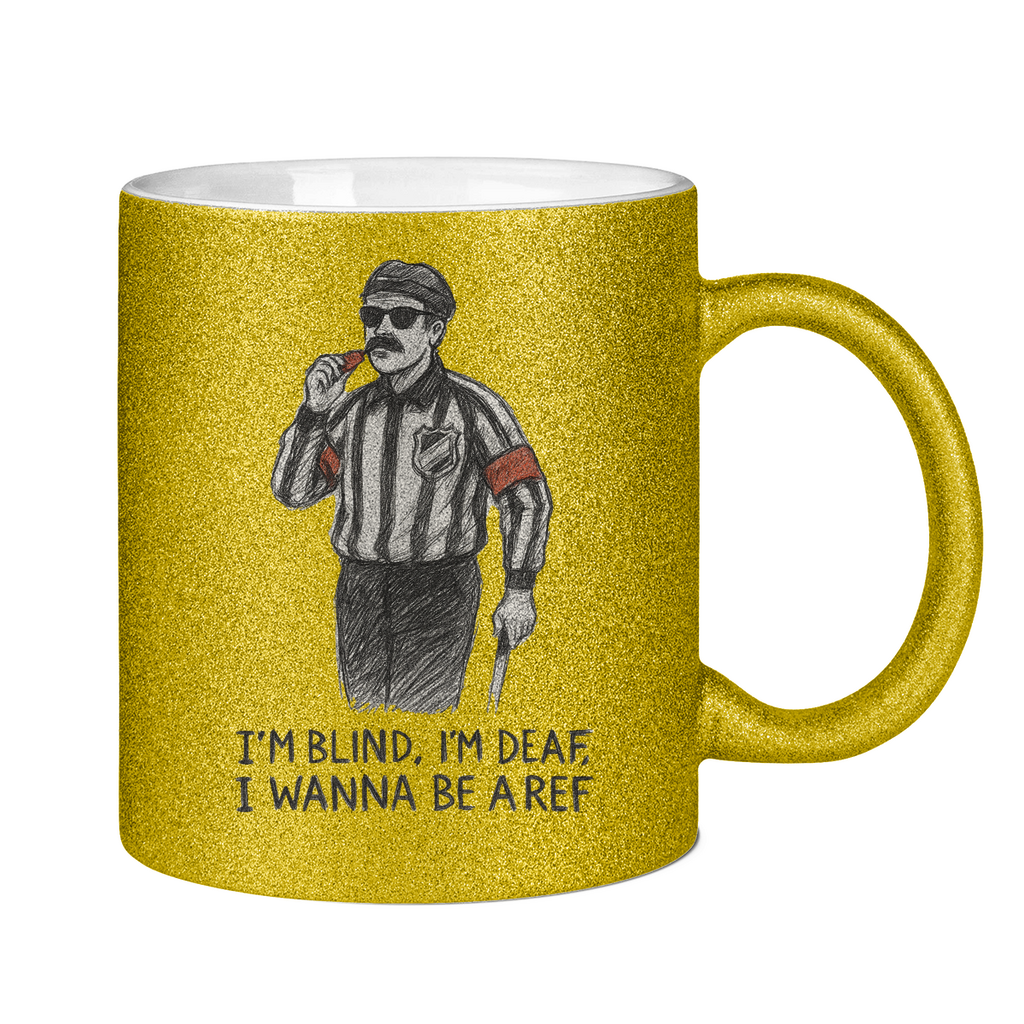 Glitzertasse WANNA BE A REF