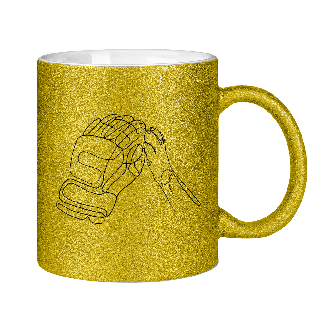 Glitzertasse GLOVE & PAW