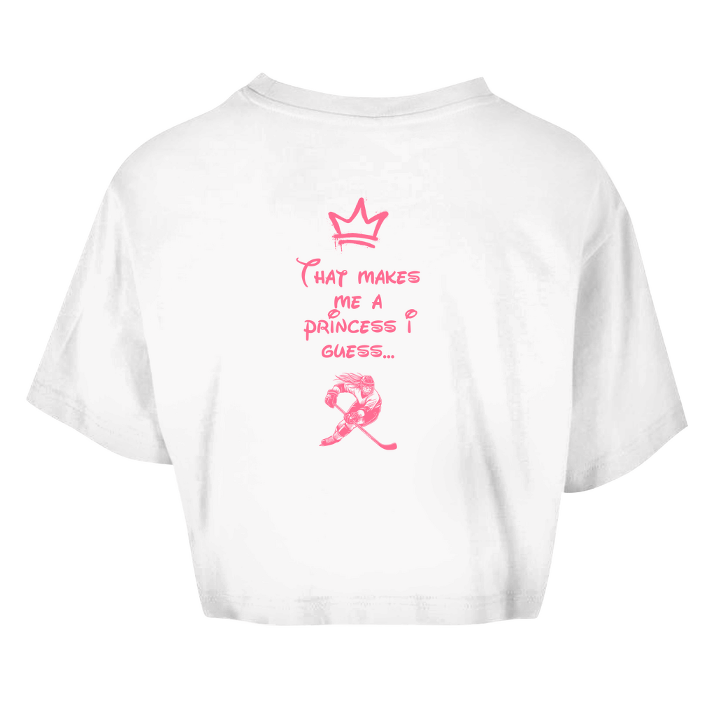 Ladies Crop Top PRINCESS (front&back)