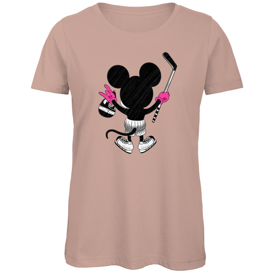 Ladies T-Shirt HOCKEYMOUSE PINK