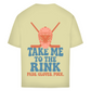 Oversize T-Shirt TAKE ME TO THE RINK GOALIE (back)