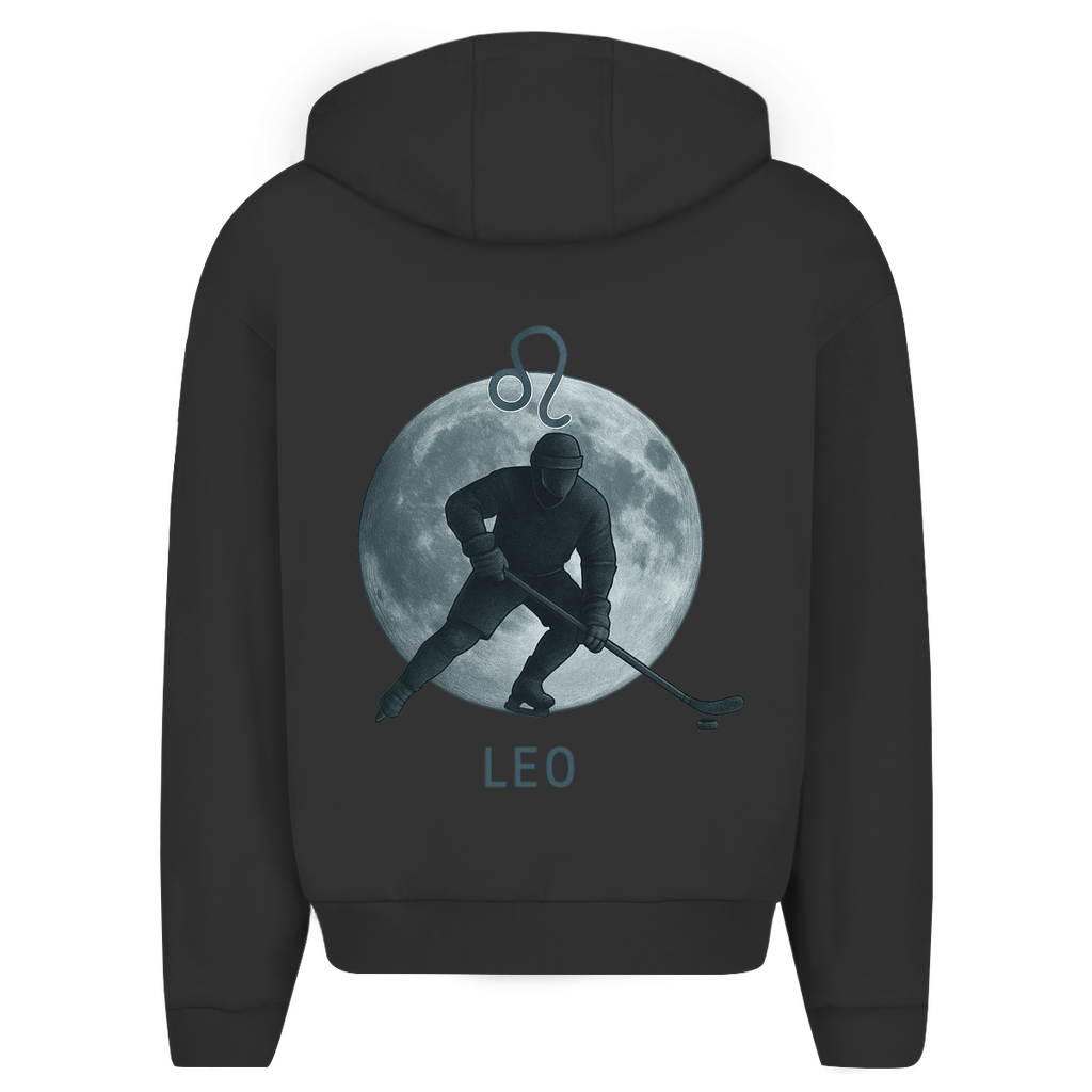 Oversize Zipper STERNZEICHEN LEO / LÖWE (front&back)