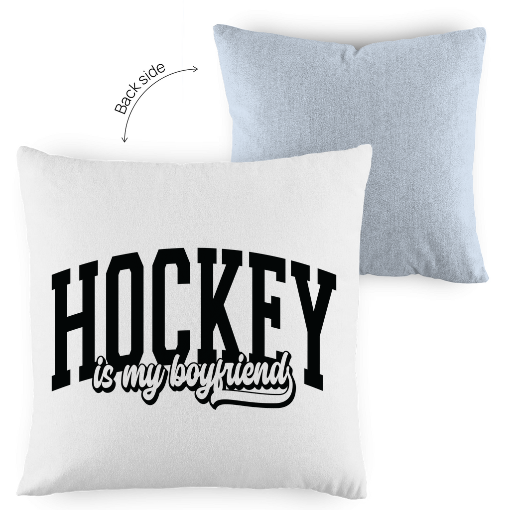 Kopfkissen zweifarbig HOCKEY IS MY BOYFRIEND