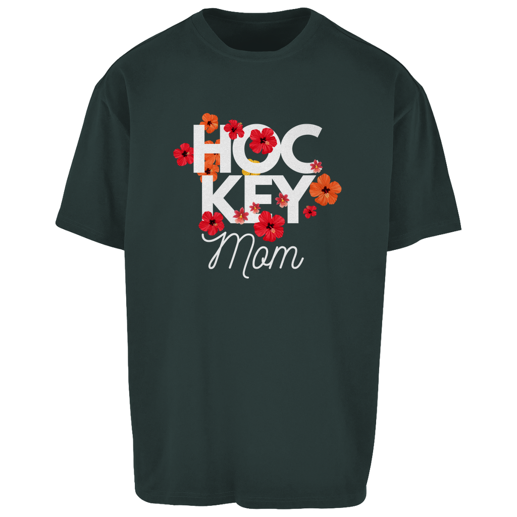 Oversize T-Shirt HOCKEYMOM FLOWERS