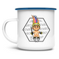 Emaille Tasse HOCKEYTROLL