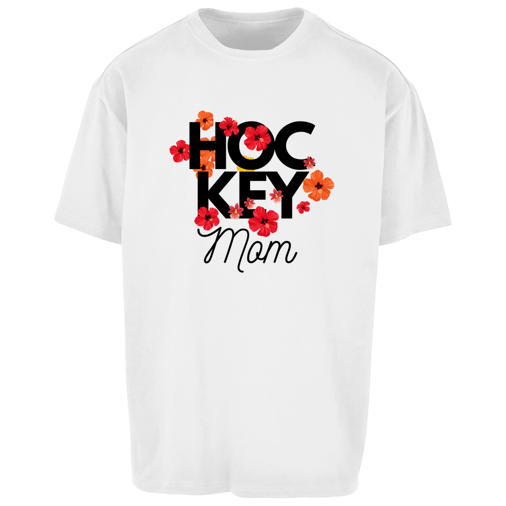 Oversize T-Shirt HOCKEYMOM FLOWERS