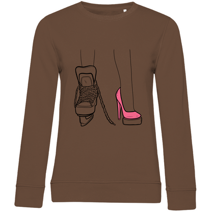 Ladies Sweatshirt  SKATES & HEELS