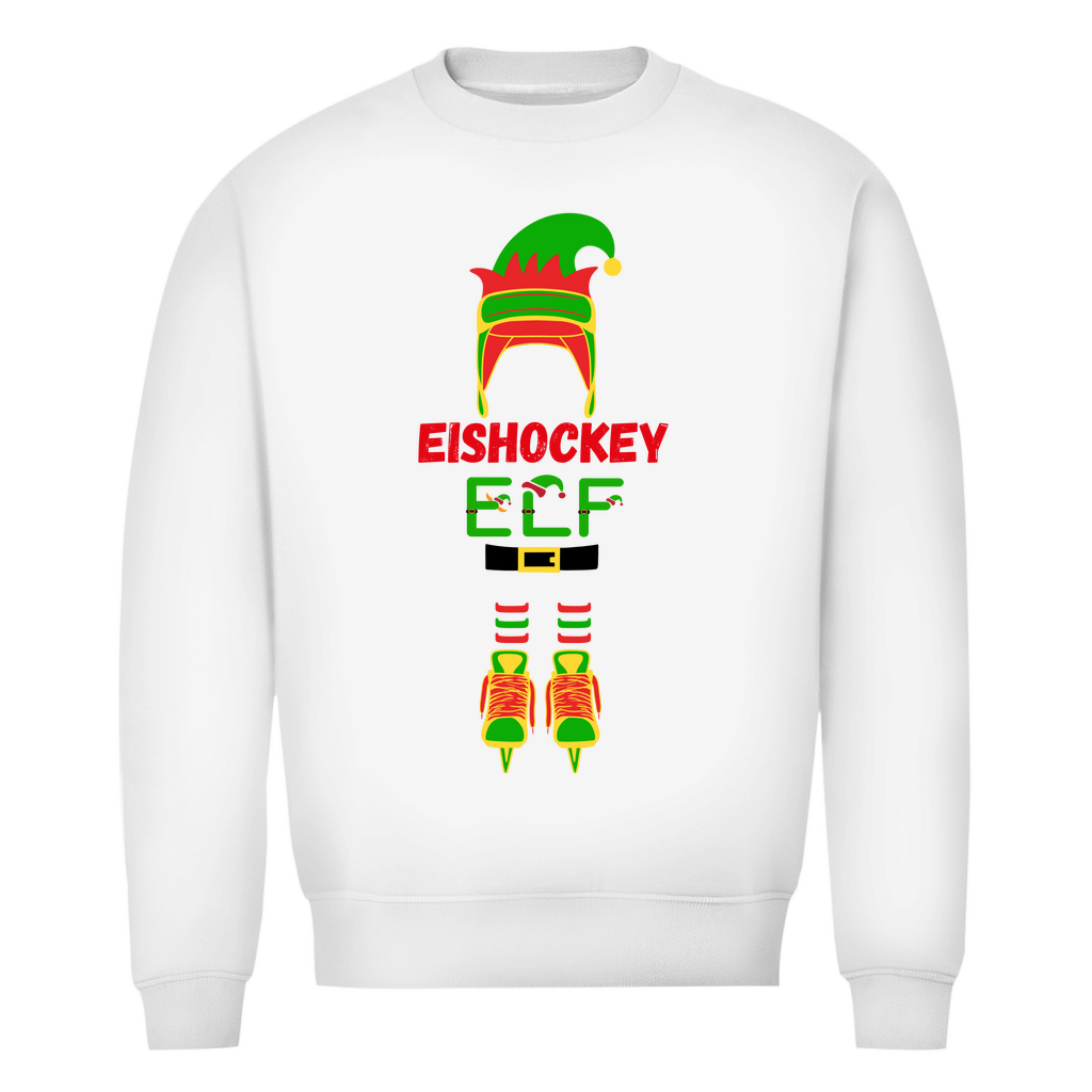 Unisex Sweatshirt HOCKEY ELF - personalisierbar -