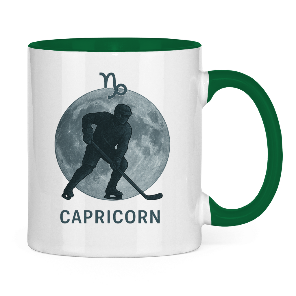 Tasse zweifarbig STERNZEICHEN CAPRICORN / STEINBOCK