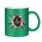 Glitzertasse HOCKEY HEARTBEAT