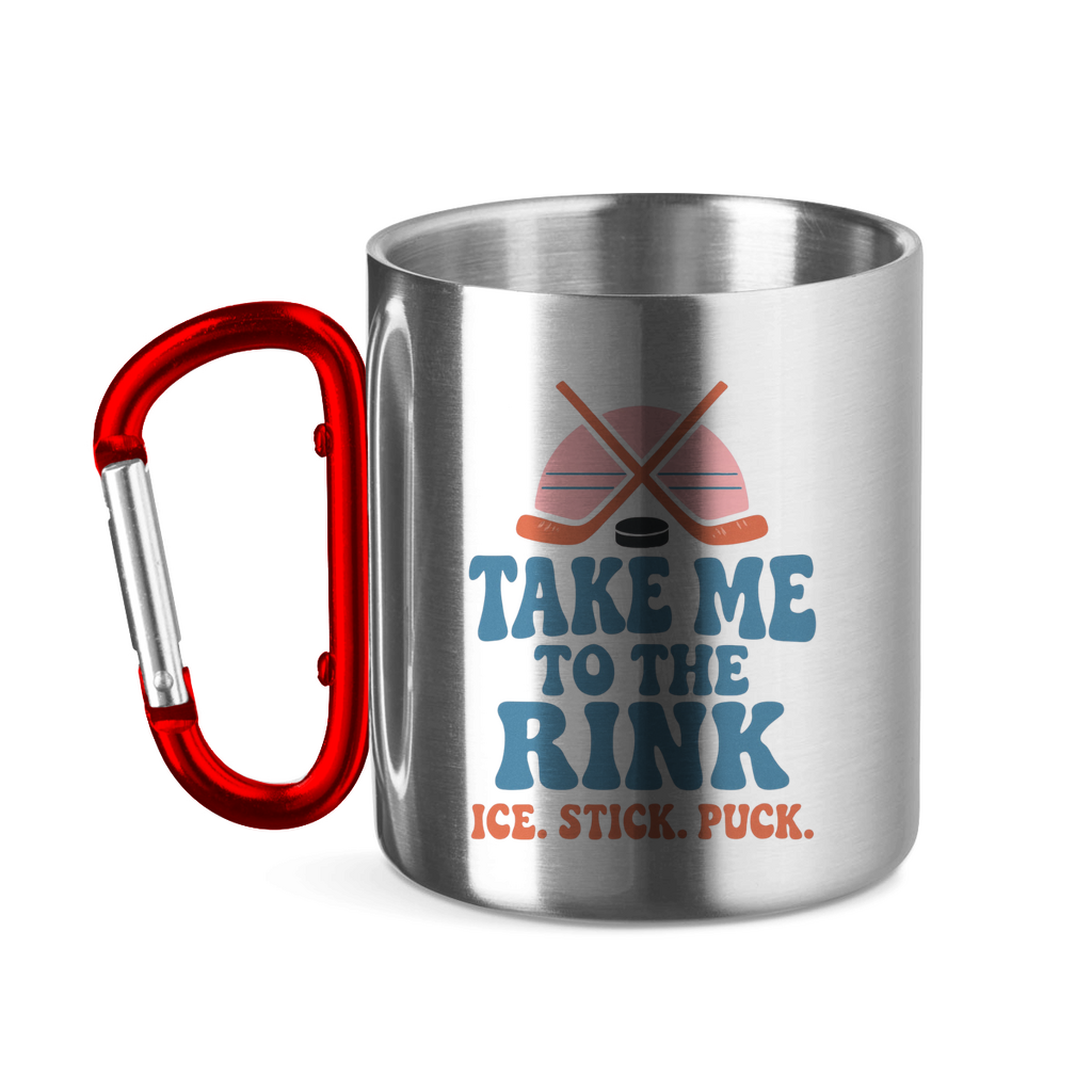 Edelstahltasse TAKE ME TO THE RINK