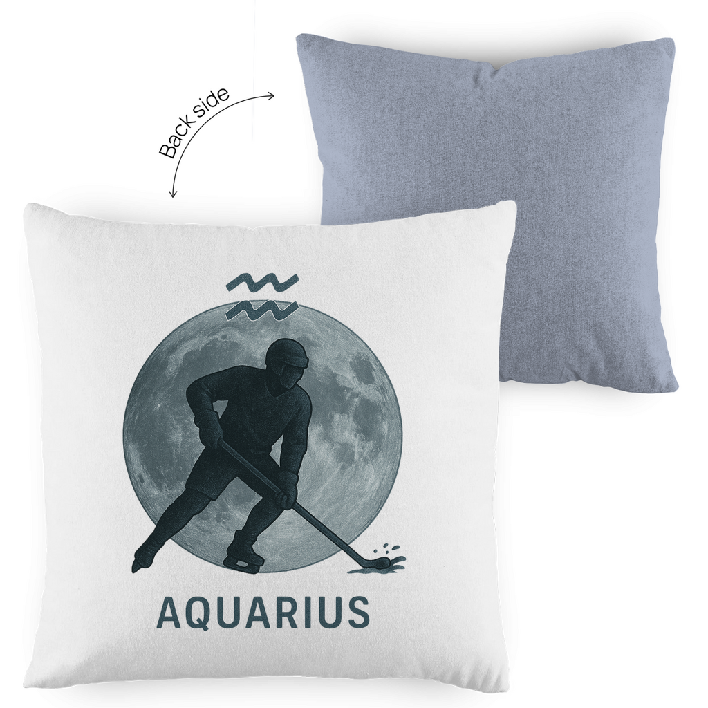 Kopfkissen zweifarbig STERNZEICHEN AQUARIUS / WASSERMANN