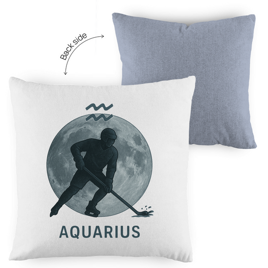 Kopfkissen zweifarbig STERNZEICHEN AQUARIUS / WASSERMANN