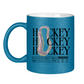 Glitzertasse HOCKEY MODERN