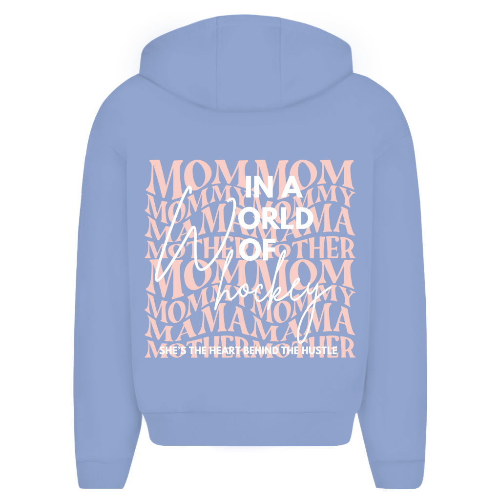 Oversize Zipper WORLD OF HOCKEY - MOM (back)