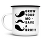 Emaille Tasse GROW YOUR MO