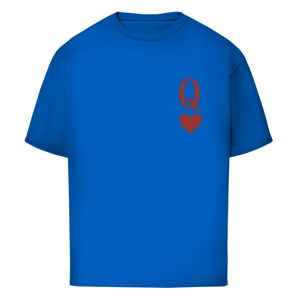 Oversize T-Shirt HOCKEY HERZKÖNIGIN (front&back)