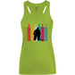 Ladies Tank Top COLOURFUL HOCKEY GOALIE