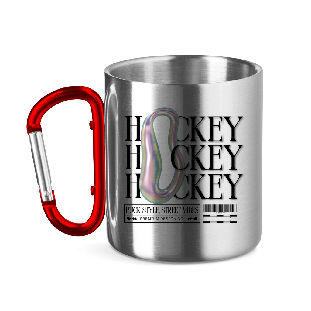 Edelstahltasse HOCKEY MODERN