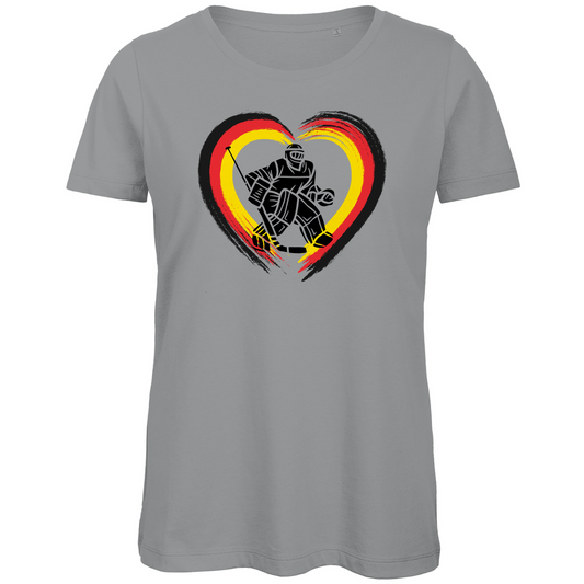 Ladies T-Shirt HEART GERMANY GOALIE