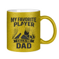 Glitzertasse HOCKEYDAD FAVORITE PLAYER