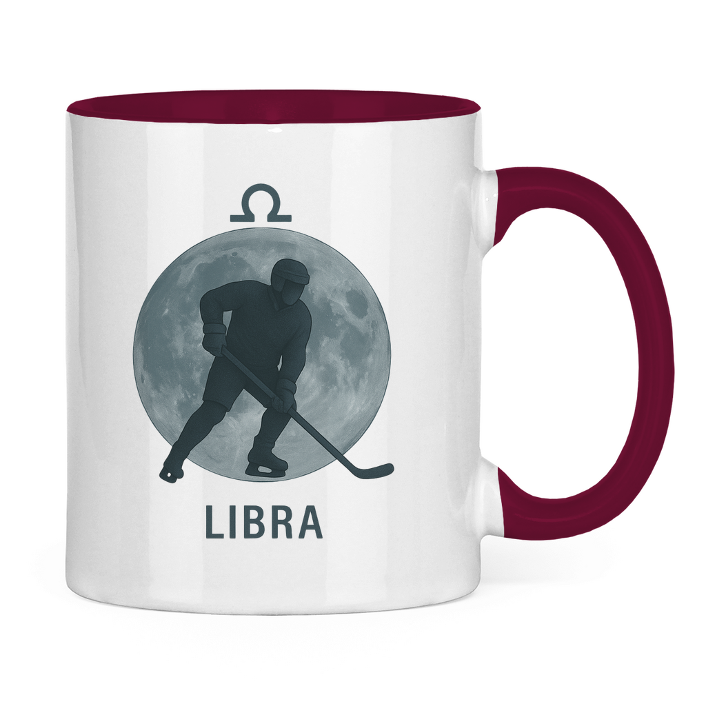Tasse zweifarbig STERNZEICHEN LIBRA / WAAGE