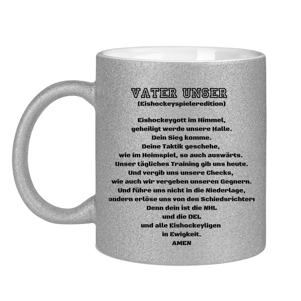 Glitzertasse VATER UNSER SPIELER